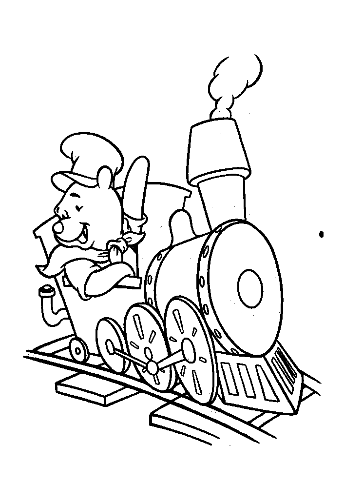 disegni winnie pooh da colorare