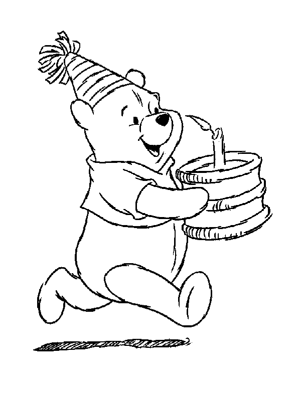 disegni winnie pooh da colorare