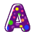 Disegni da colorare di lettere dell alfabeto -Colorare disegni gratis lettere dell alfabeto
