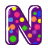 Disegni da colorare di lettere dell alfabeto -Colorare disegni gratis lettere dell alfabeto