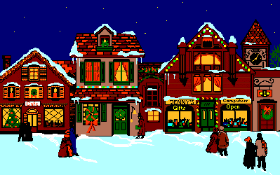 Disegni da colorare di Natale -Colorare disegni gratis Natale