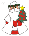 Disegni da colorare di Natale -Colorare disegni gratis Natale