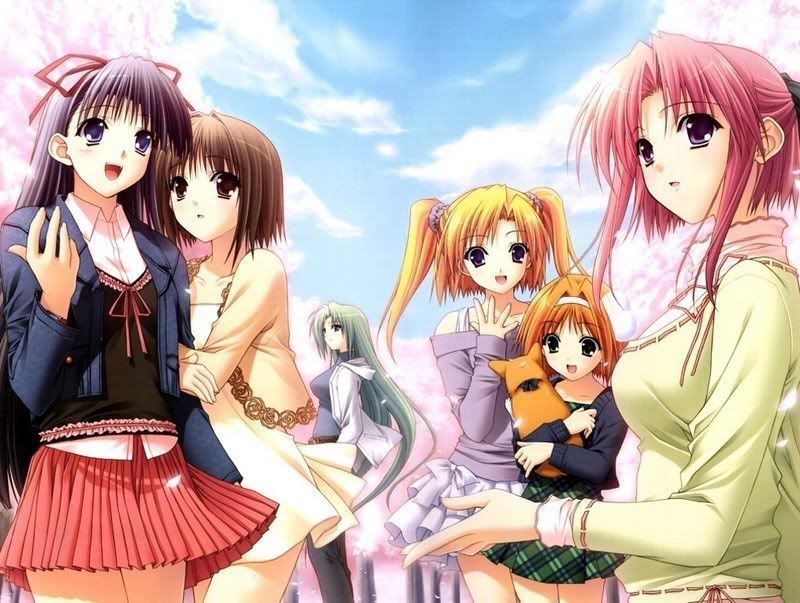 6Friends.jpg Anime Girls image by evening_anime24