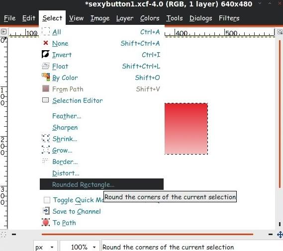 round rectangle option