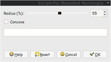 Round Rectangle dialog box