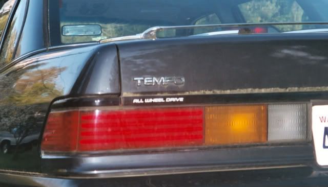 Ford Tempo 1991. 1988-91 Ford Tempo AWD,