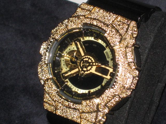 diamond g shock bezel