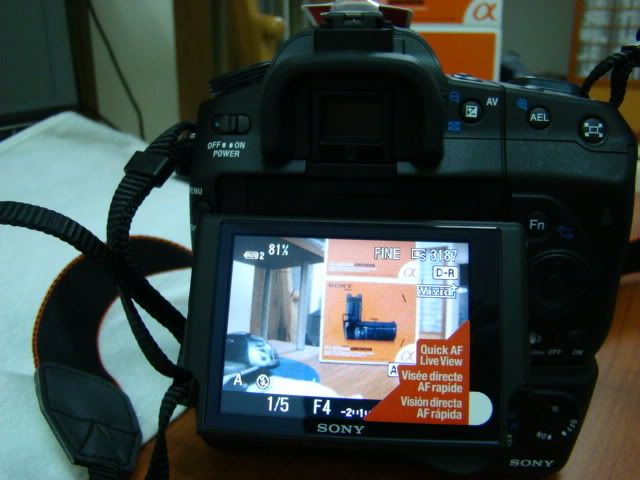 SONY DSLR-α350 開箱文