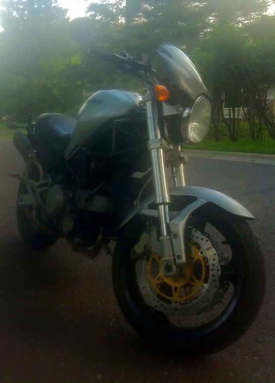 Brake light works, but tail light doesn't? Ducati Monster Motorcycle