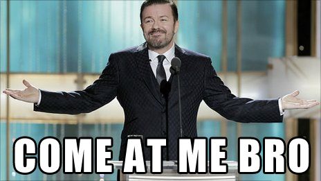 Ricky Gervais Golden Globes Quotes. Ricky Gervais#39; incendiary