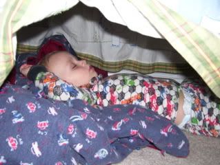 jacob under crib