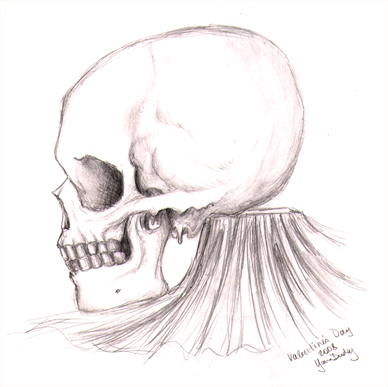 human skull drawing. Tags: human skull drawing