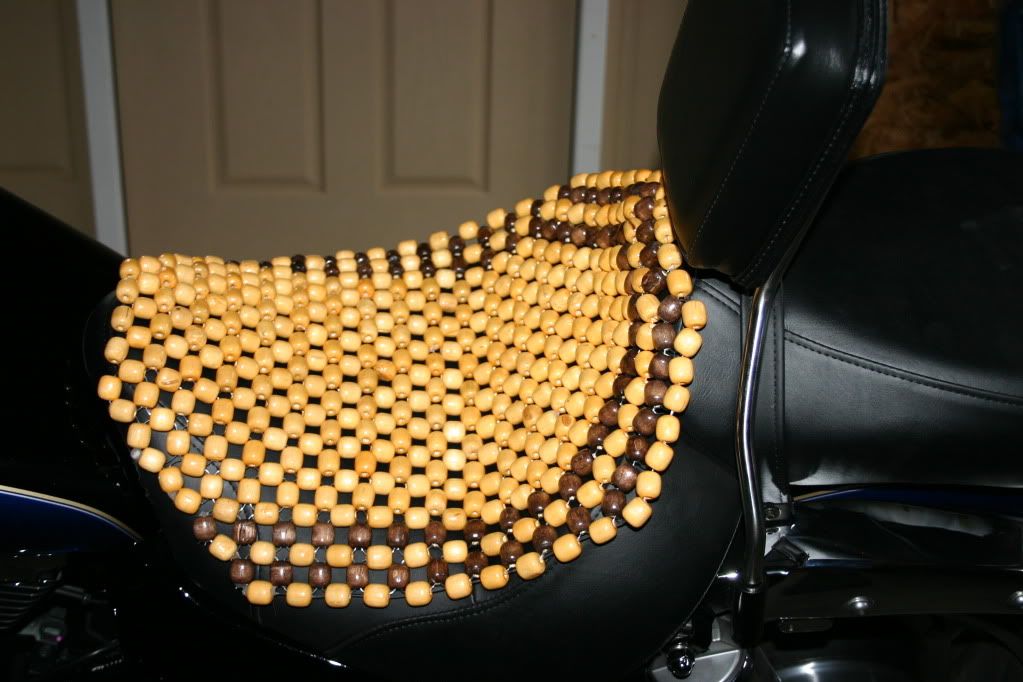 motorcycle seat beads
