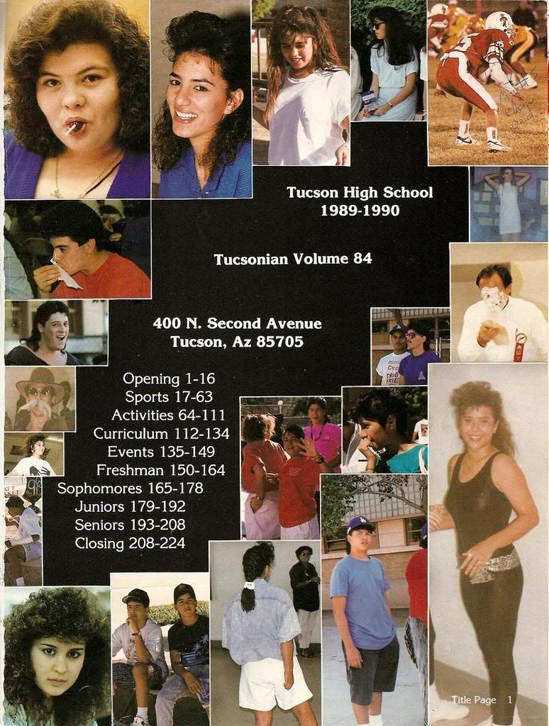 1990 Tucson High School Yearbook Tucson High School 198990