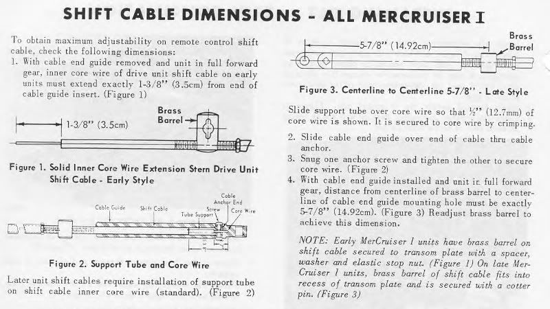 1968 Mc 1 Shift Cable Adjustment Page Number In Manual 1 Boating Forum Iboats Boating Forums