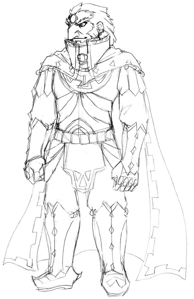 ganondorf coloring pages - photo #12