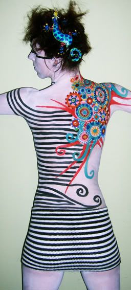 Famous Body Painting Women Pictures