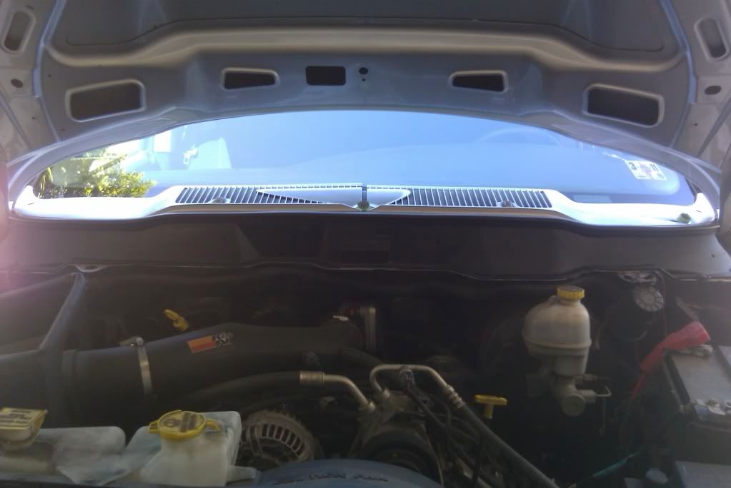 Smooth and Painted Wiper Cowl Lots of Pics!! DodgeTalk Forum