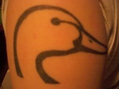 I love when people send us photos of their fishing tattoos. hunting tattoo - ArkansasHunting.net