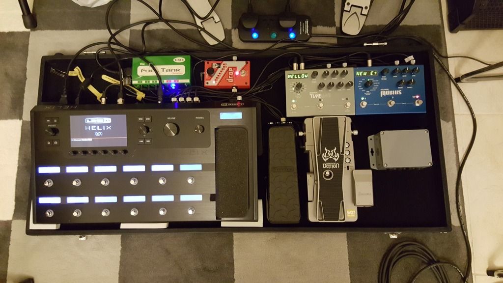 My new Helix pedalboard Let's see yours The Gear Page