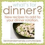 What's for Dinner? Try these delicious recipes you'll want to add to your dinner rotation. kevinandamanda.com/recipes
