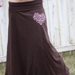 Victorian Heart Yoga Mama Skirt Sz L/XL
