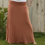 Spring Cleaning! Terracotta Bamboo/lycra Yoga Mama Skirt Sz L/XL