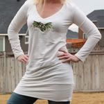 Here be Dragons Bamboo Tunic Sz M/L