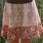 Pink Lacy Owl Yoga Skirt Sz M/L