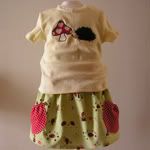 Hedgehog Skirt Set *YPS Custom12mo-2-3-4*