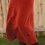 Swirly Rose Yoga Mama Skirt Sz M/L