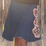 New Tattoo Denim Skirt *Custom Size Slot S-M-L*