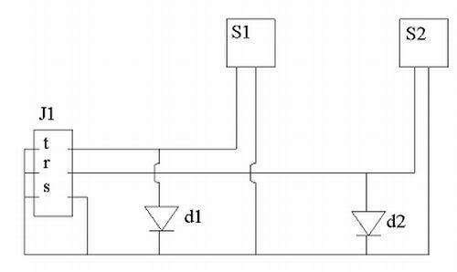 footswitch schematic