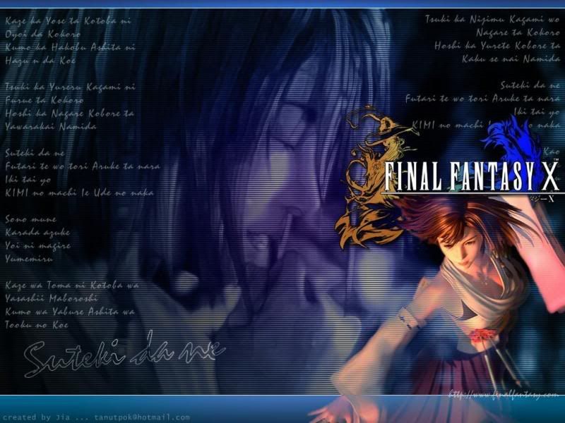 final fantasy wallpaper. final fantasy x wallpaper.