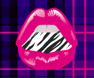 plaid lips Myspace Backgrounds
