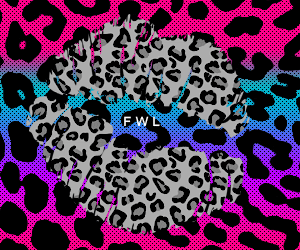 Cheetah pattern lips Myspace Backgrounds