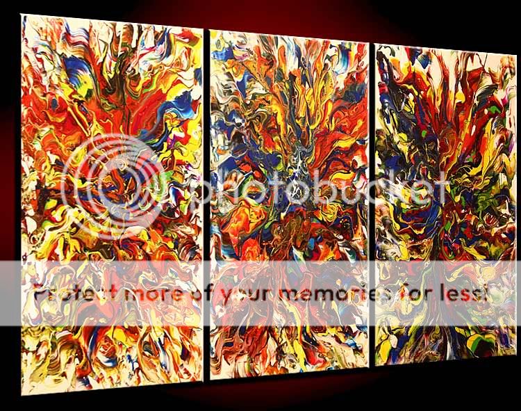 Huge Original Oil painting Abstract Modern Art Gallery Contemporary 