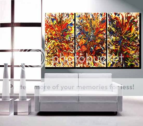 Huge Original Oil painting Abstract Modern Art Gallery Contemporary 