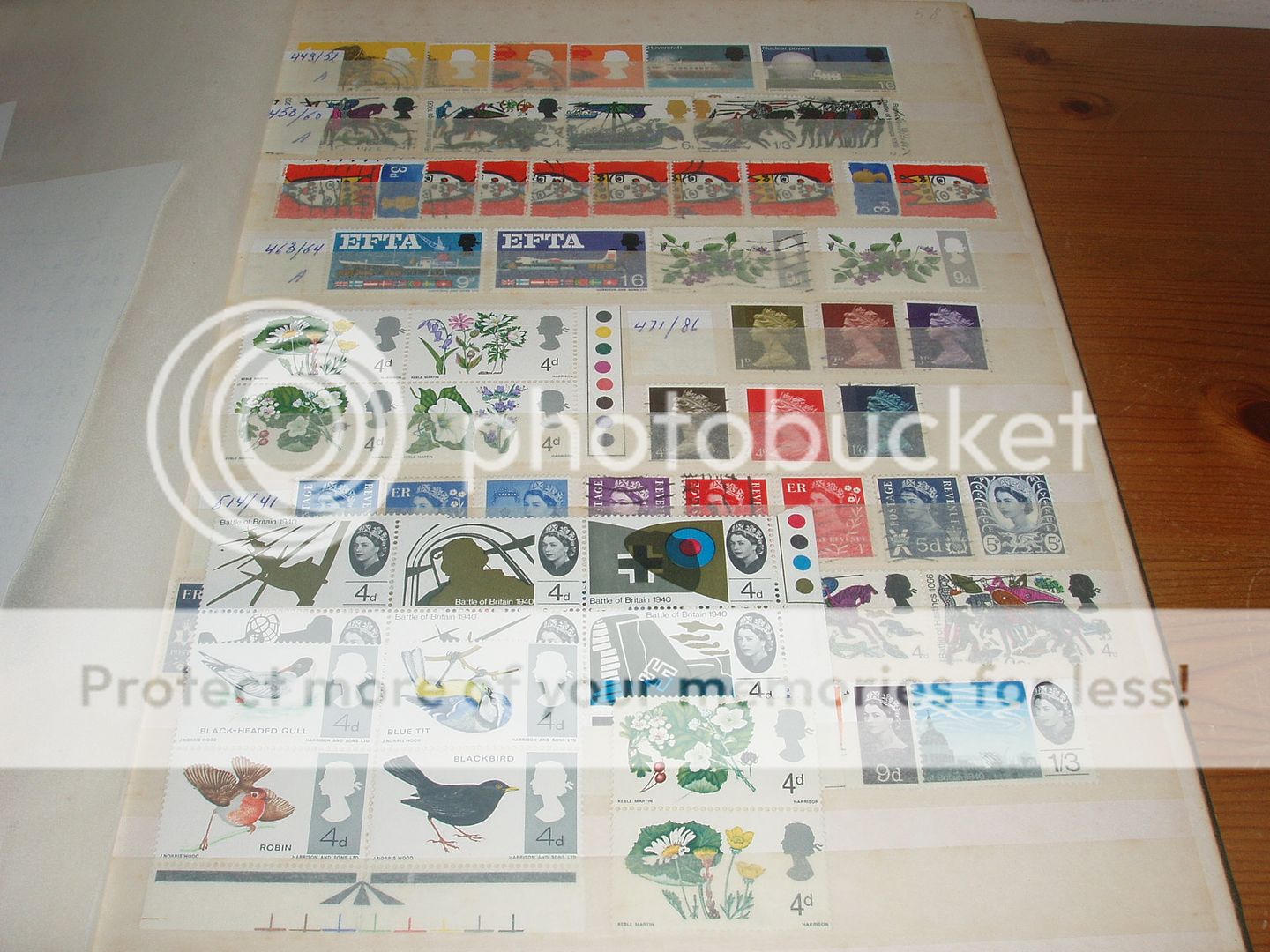 GB collection in stockbook, mint and used stamps. All shown in the 16 