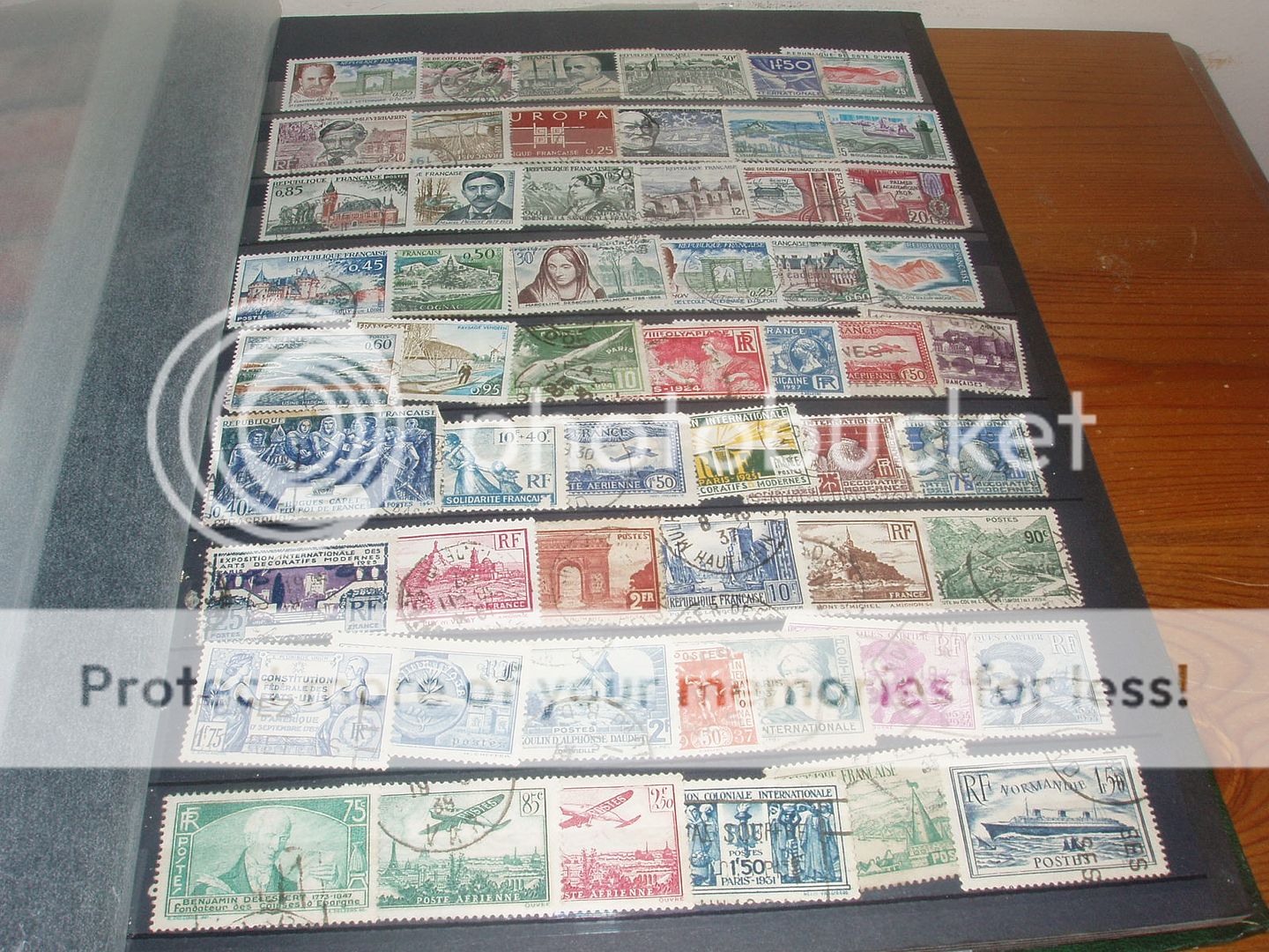 FRANCE COLLECTION OF STAMPS IN SCHAUBEK STOCKBOOK  