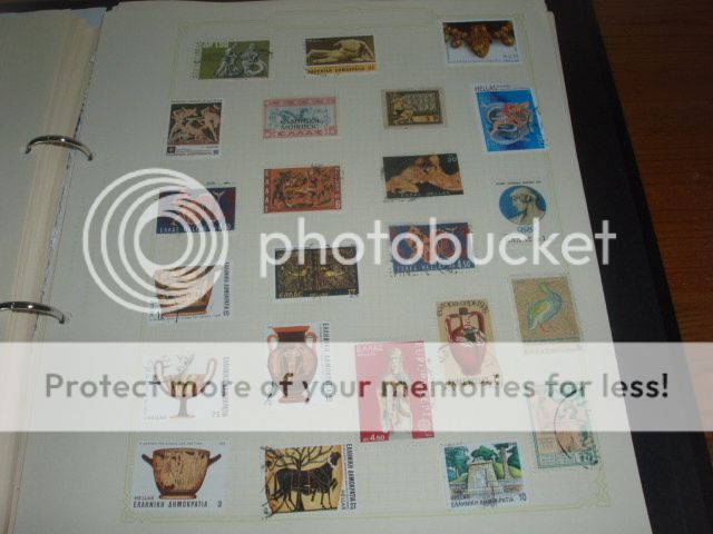 GREECE COLLECTION OF STAMPS IN ALBUM ALL PERIODS  