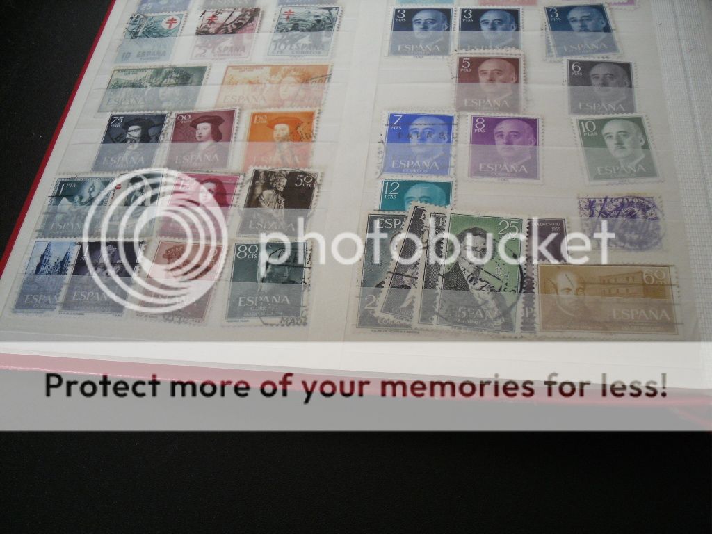 Spain collection in SG stockbook, all stamps shown in 42 pictures