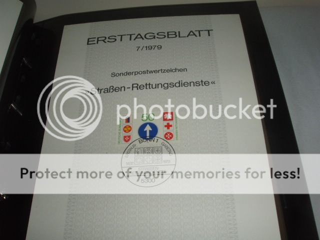 Germany Ersttagsblatt 1974 1997 collection in 7 albums. For a flavour 