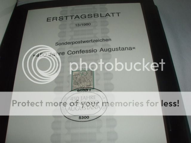 Germany Ersttagsblatt 1974 1997 collection in 7 albums. For a flavour 