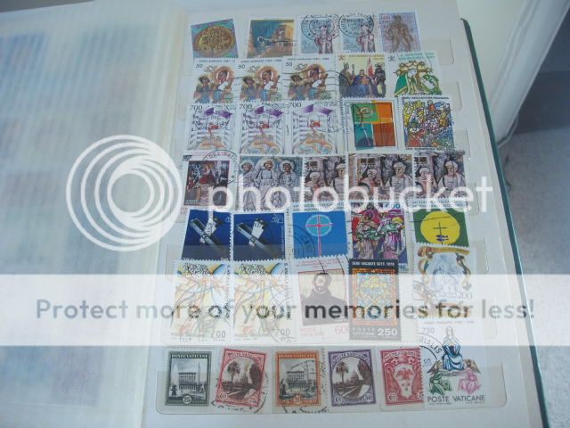 Vatican stamps collection in small stockbook, all shown in 17 pictures 