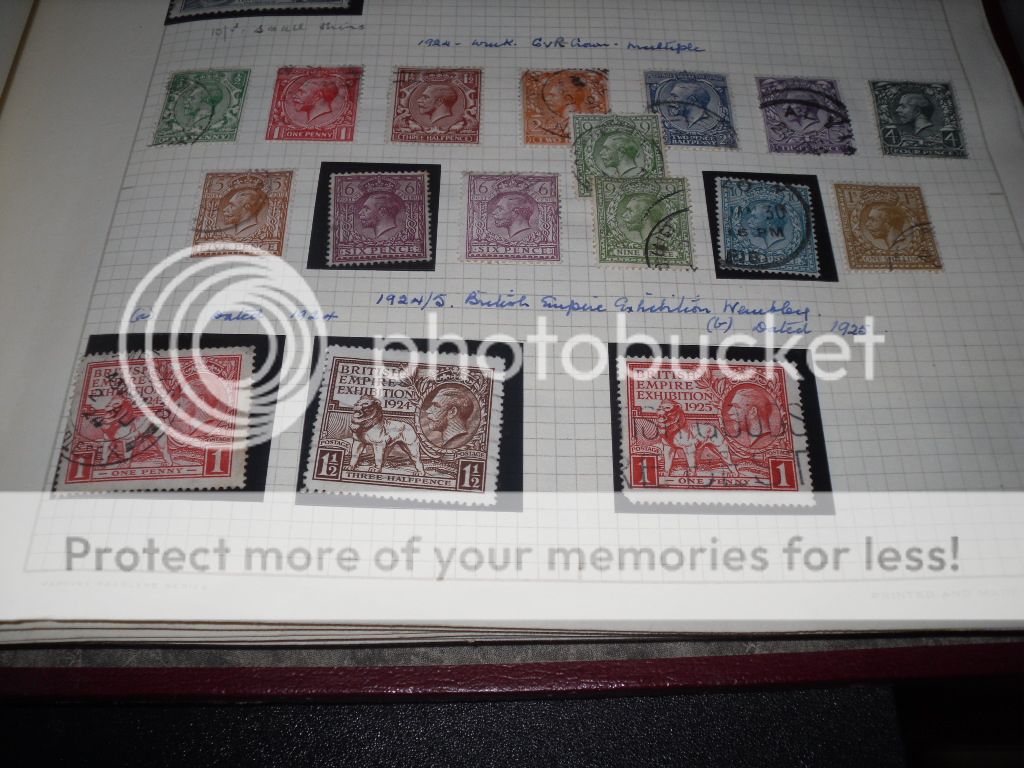 GB Stamps Collection from 1840 1D Black to 1971 in Album Our Ref B