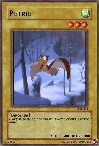 The Land Before Time cards - Casual Cards - Yugioh Card Maker Forum