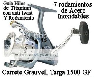 Carrete Grauvell Targa 1500 GF