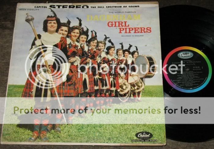   Dagenham Girl Pipers LP Capitol ST 10125 Bagpipes Music LISTEN  