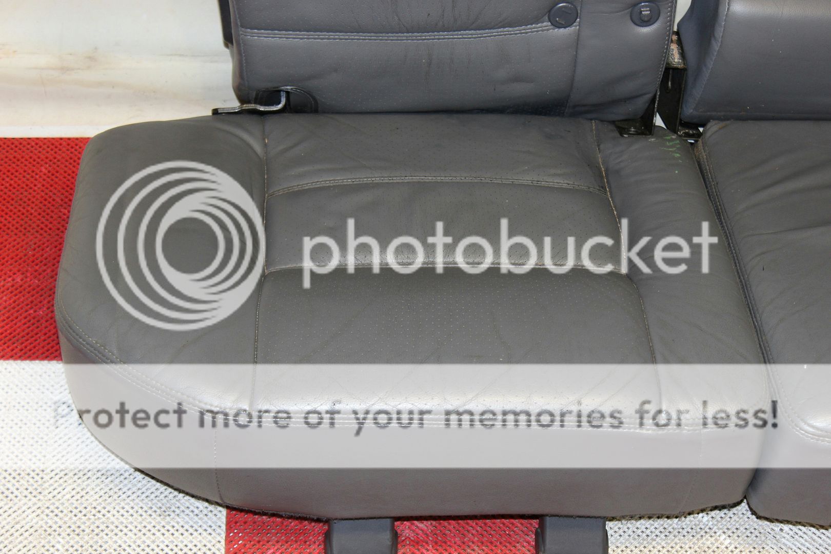 99 04 Pathfinder Gray Leather Interior Front Buckets Power Seats Backseat Tracks